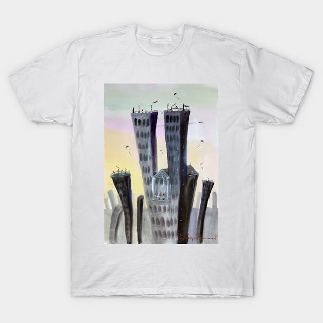 Ghost town T-Shirt by diegomanuel